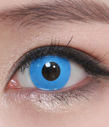 Halloween Blue Contacts Cosplay Solid Lenses